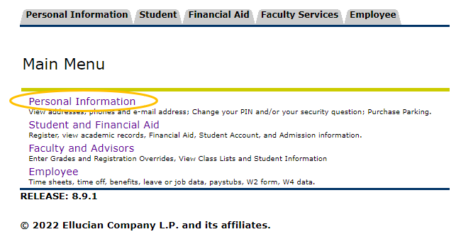 change-view-personal-information-ysu